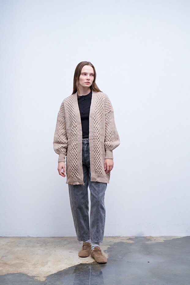 Gray Cotton Stitching Detailed Trousers