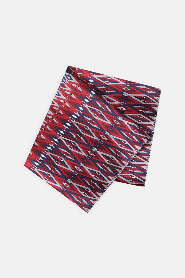 LACİVERT İPEK MENDİL - 2