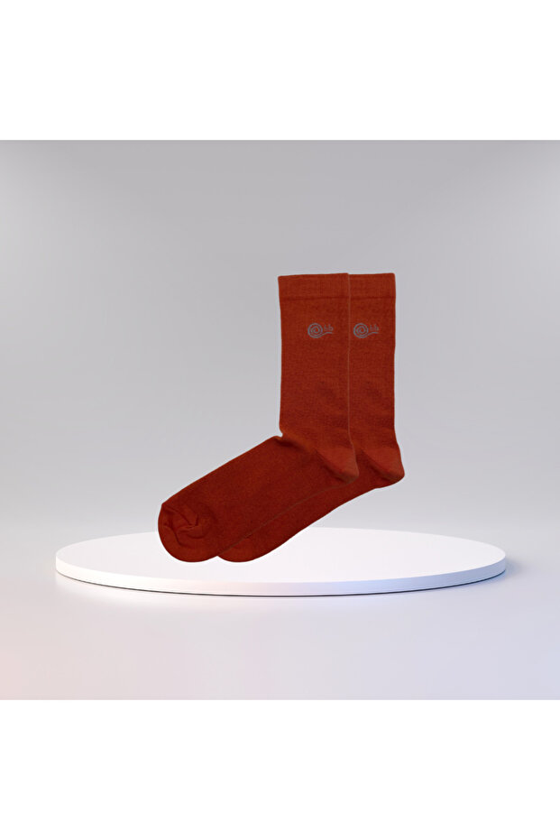 جوارب برتقالية مرنة ومريحة - 2