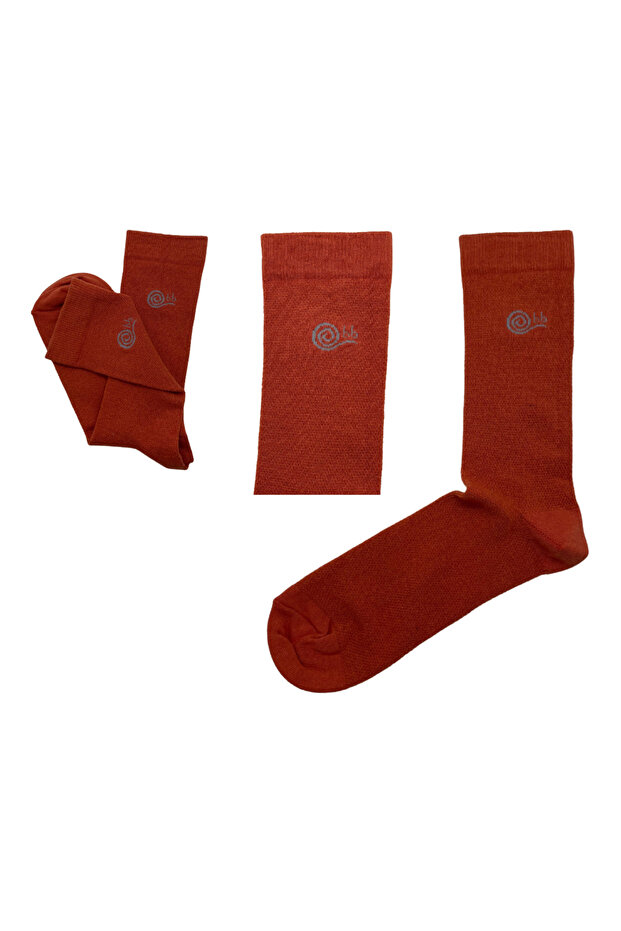 جوارب برتقالية مرنة ومريحة - 3