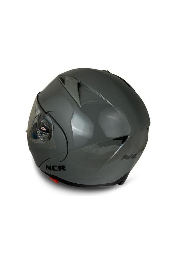 Çene Açılır Vizörlü Ece Belgeli Nardo Gri Kask - 3