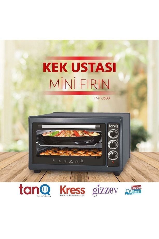 Kek Ustası Siyah Mini Fırın Tmf-3600 - 1