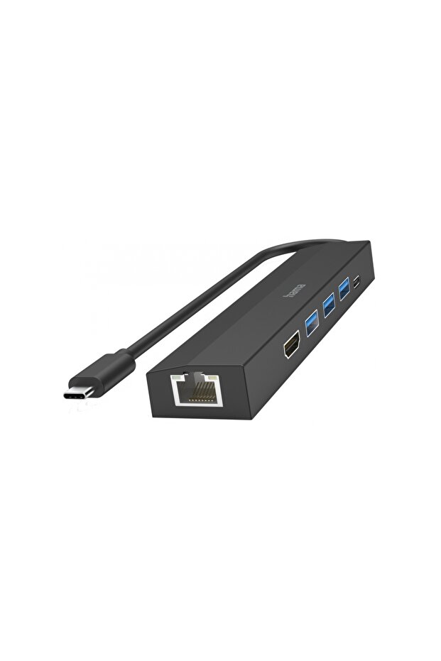 USB-C-Hub, 6 Ports, 3x USB-A, USB-C, HDMI™, LAN / Ethernet - 2