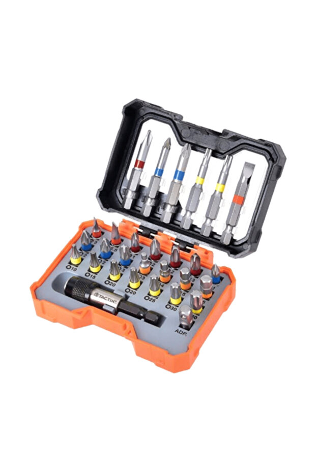 مجموعة رؤوس مفكات البراغي ذات تفاصيل رمز اللون مكونة من 29 قطعة - 1