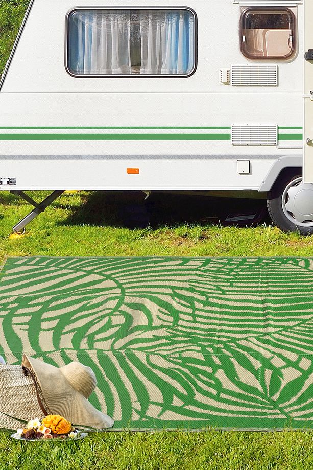 Savana XL Plaj Kamp Karavan Piknik Bahçe Halısı Balkon Teras Hasır Mat Savan Halı 240x330 - 6