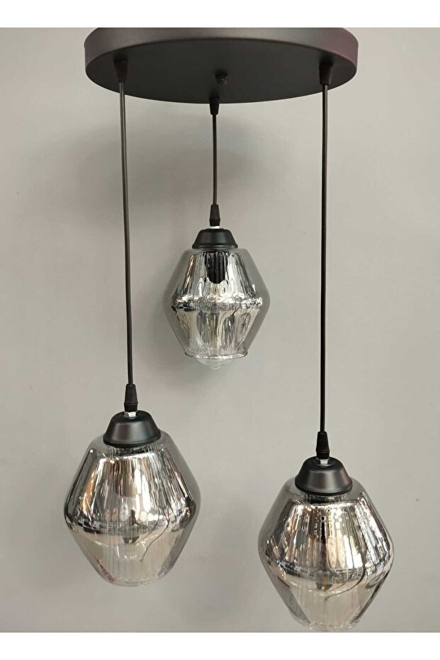 3 LÜ SARKIT MODERN CAM AVİZE - 1