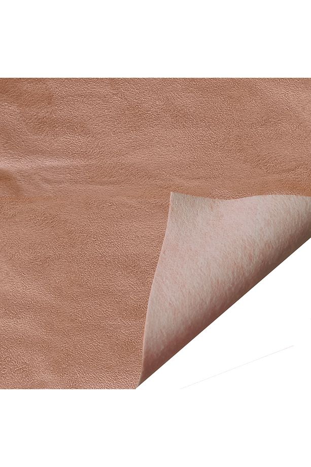 Yapışkanlı Alkantara Nubuk Tipi Kumaş 48 Cm X 100 Cm Camel - 1