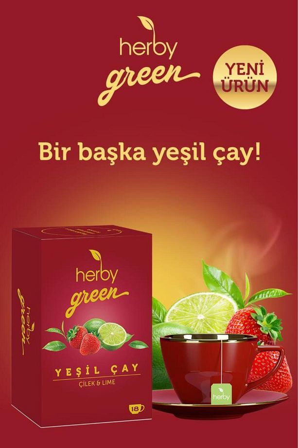 Yeşil Çay Çilek Ve Lime X 3 Adet - 4