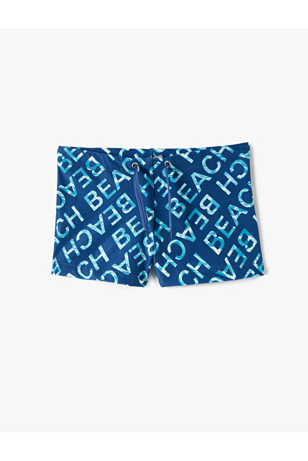 Swimsuit Printed Tie Waist