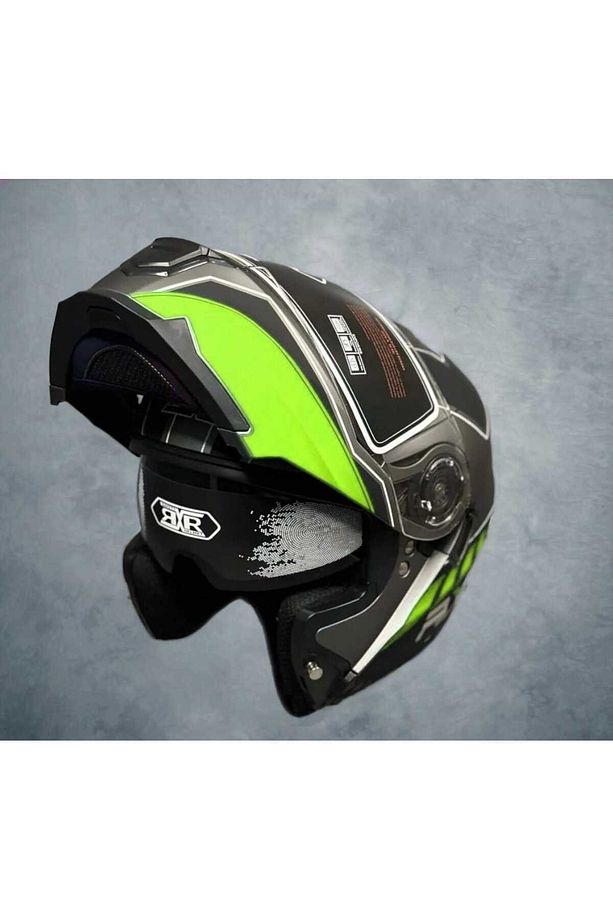 RXR HELMETS GÜNEŞ VİZÖRLÜ ÇENE AÇILIR KASK - 2