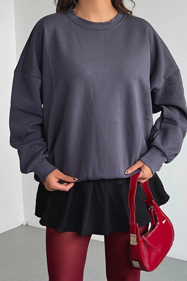 Three Thread Raised Basic Sweat - 3