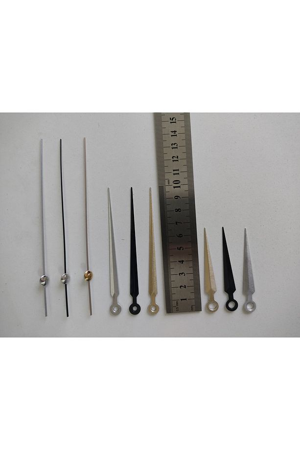 Saat Mekanizması,quartz Akar Saat Mekanizması 16 Mm Ve Seti (AKREP - YELKOVAN - SANİYE) Askısız - 3