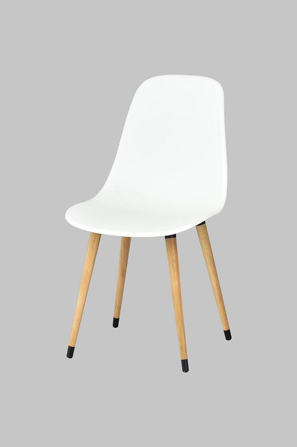 Eames Sandalye Avanos Ahşap Mutfak Masası Takımı - 80x80 Cm - 4