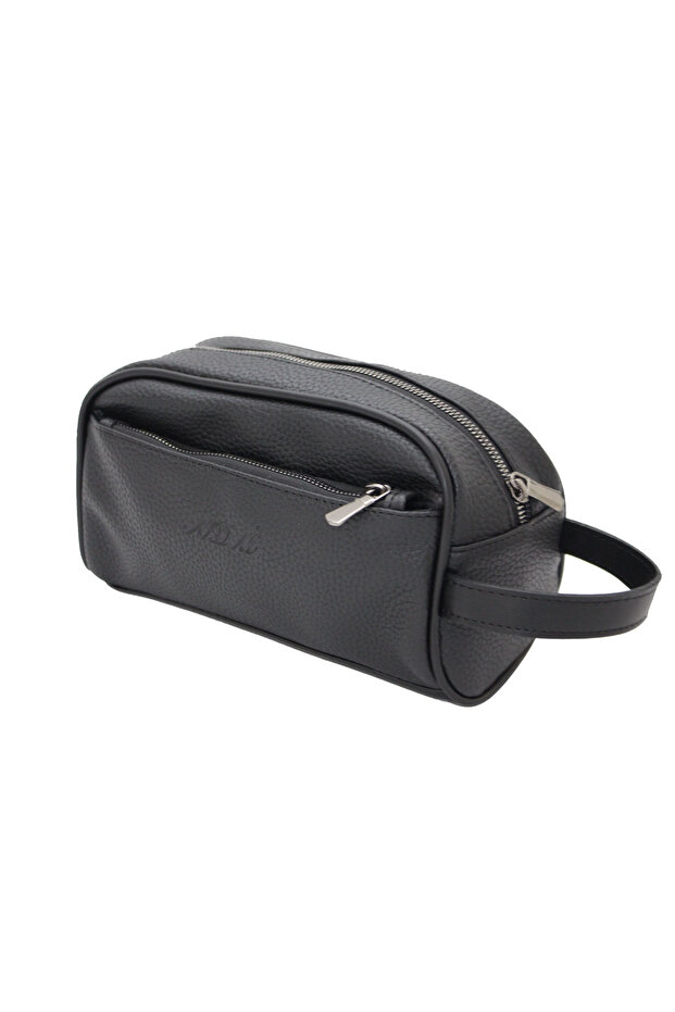 Shaving Kit Bag, Faux Leather Travel Bag