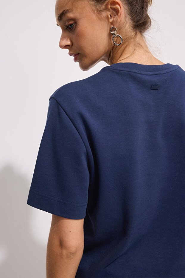Premium Pamuk Basic Tshirt Kadın - 1