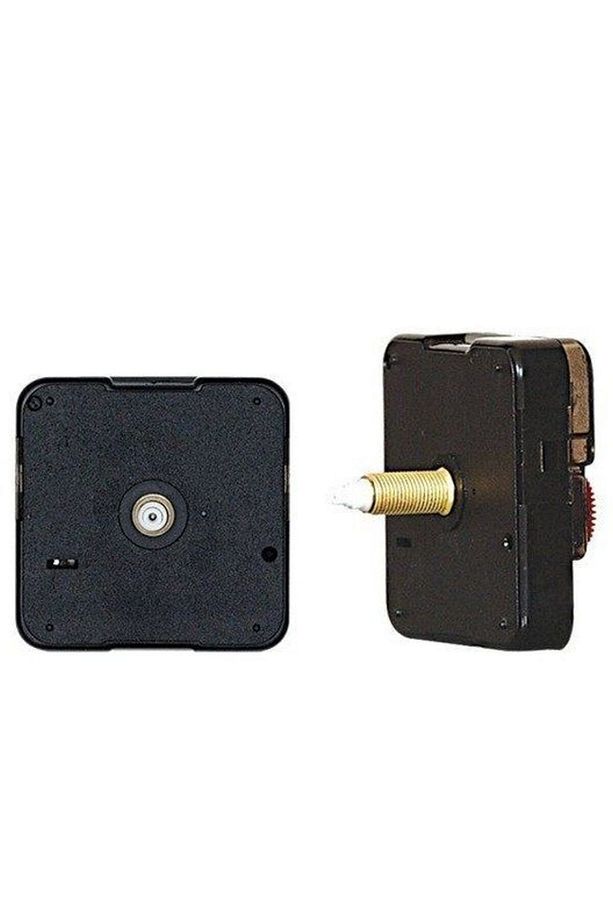 Saat Mekanizması,1 Adet 16 Mm Uzun Set Sessiz Duvar Saati Mekanizması Askılı - 6