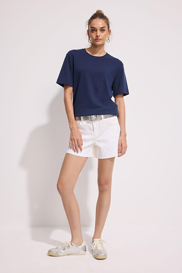 Premium Pamuk Basic Tshirt Kadın - 3