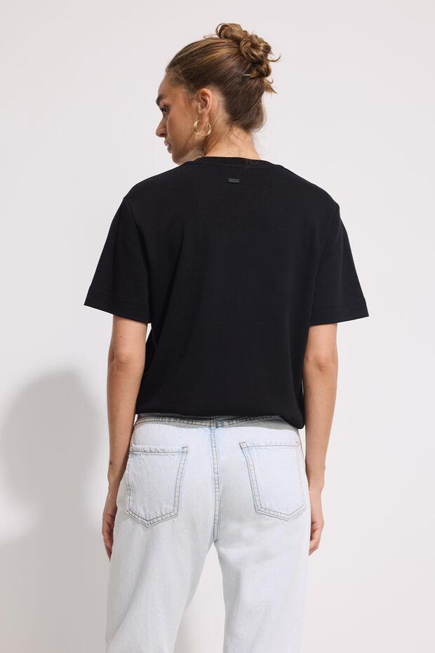 Premium Pamuk Basic Tshirt Kadın - 3