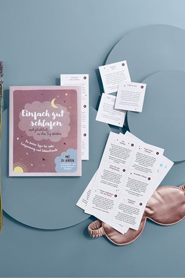 German Language Einfach Gut Schlafen Book, Mauve