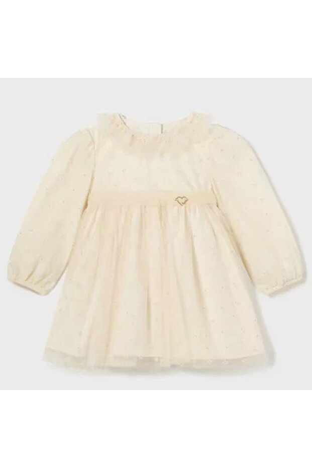 Elbise Tül Puantiyeli - 1