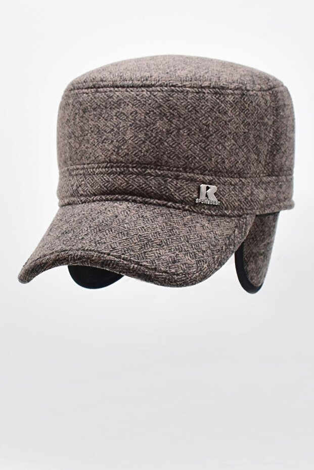Men's Eared Winter Hat Kastro Cap Woolen Outdoor Cap