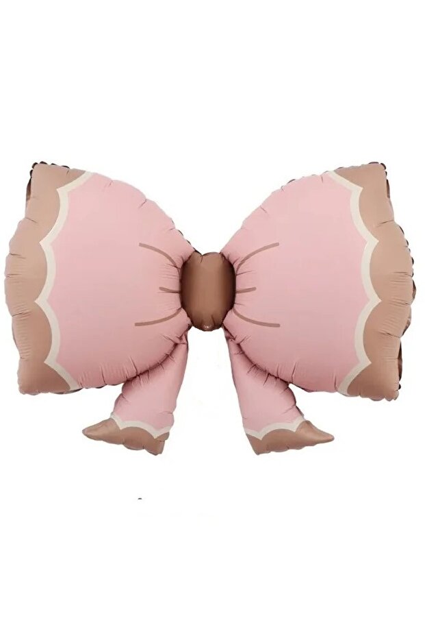 متجر الحفلات الصغيرة ريترو الوردي Bowtie احباط بالون