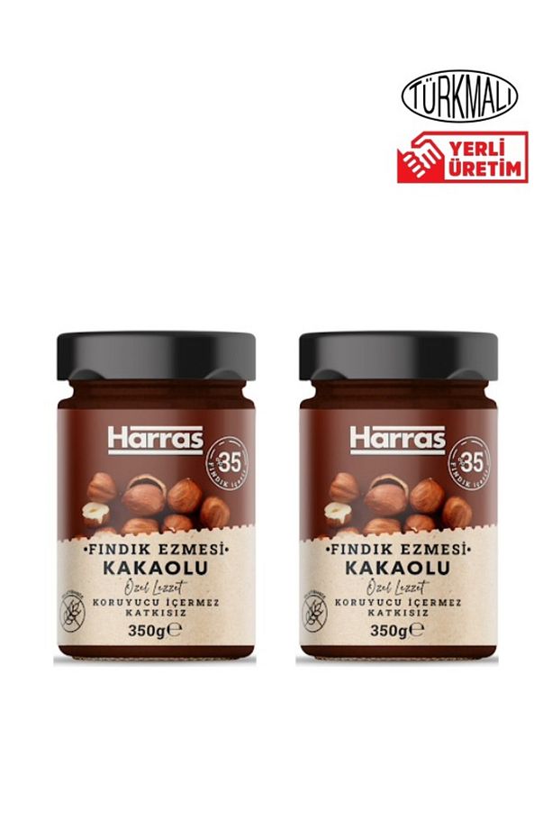 KAKAOLU FINDIK EZMESİ 350 GRX2 ADET HARRAS - 1