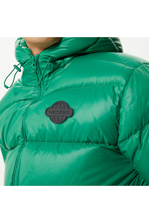 Erkek Yeşil Mont - 7