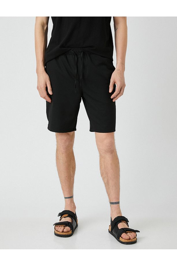 Beli Bağcıklı Chino Şort - 3