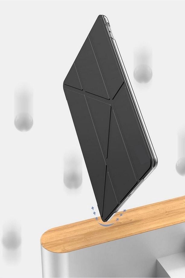 İpad Mini 2024 7. Nesil A17 Pro Uyumlu Kalem Bölmeli Stand Ve Katlanabilir Uyku Modu Özellikli Kılıf - 5