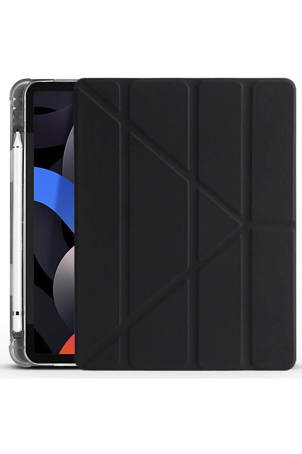 İpad Mini 2024 7. Nesil A17 Pro Uyumlu Kalem Bölmeli Stand Ve Katlanabilir Uyku Modu Özellikli Kılıf - 2