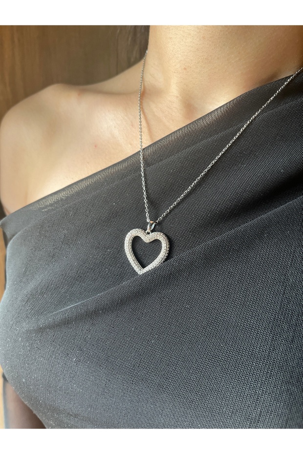 Heart Jewelled Necklace