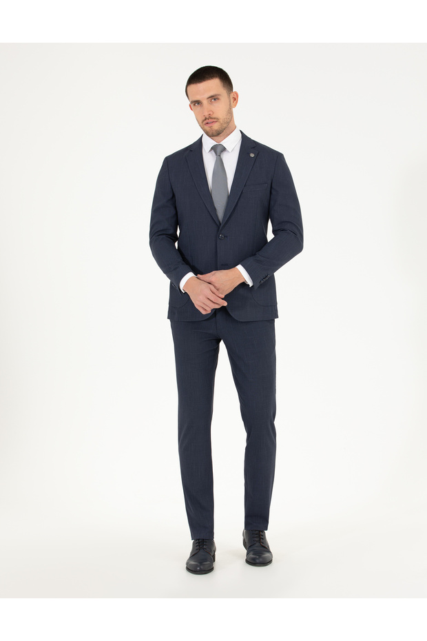 Navy Blue Ex. Slim Fit Suit 50269200-VR033