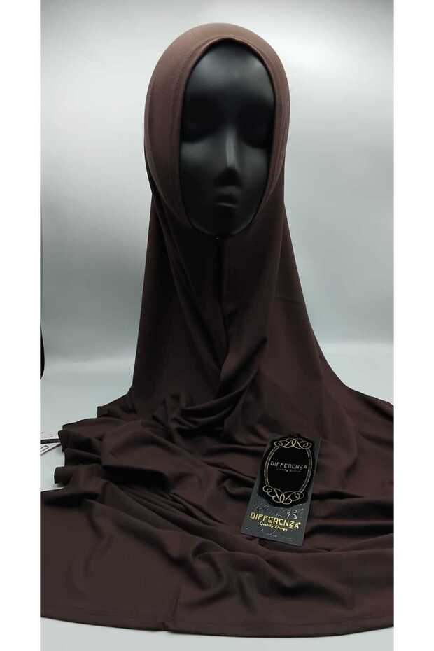 شال قطني بني ممشط - 3