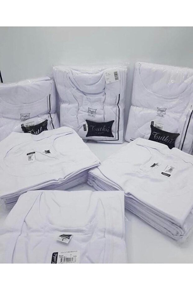 Men's White Undershirt Combed Cotton