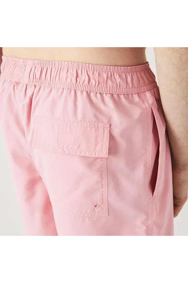 Erkek Baskılı Pembe Mayo Şort - 6