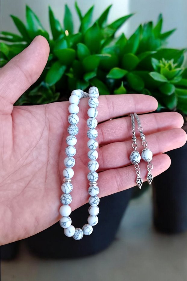 Turquoise Prayer Beads 33' Prayer Beads Original Natural Stone Color Prayer Beads - Men's Prayer Beads