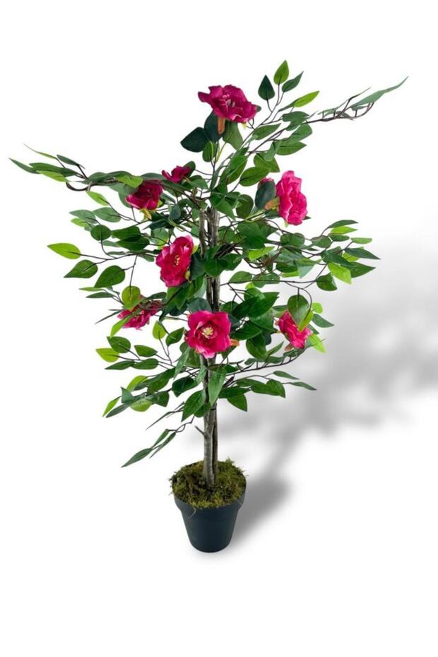 Yapay Ağaç Fuşya Nilüfer Ağacı 90cm - 3