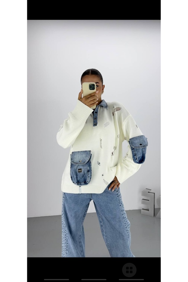 Kot Yakalı Triko - 3