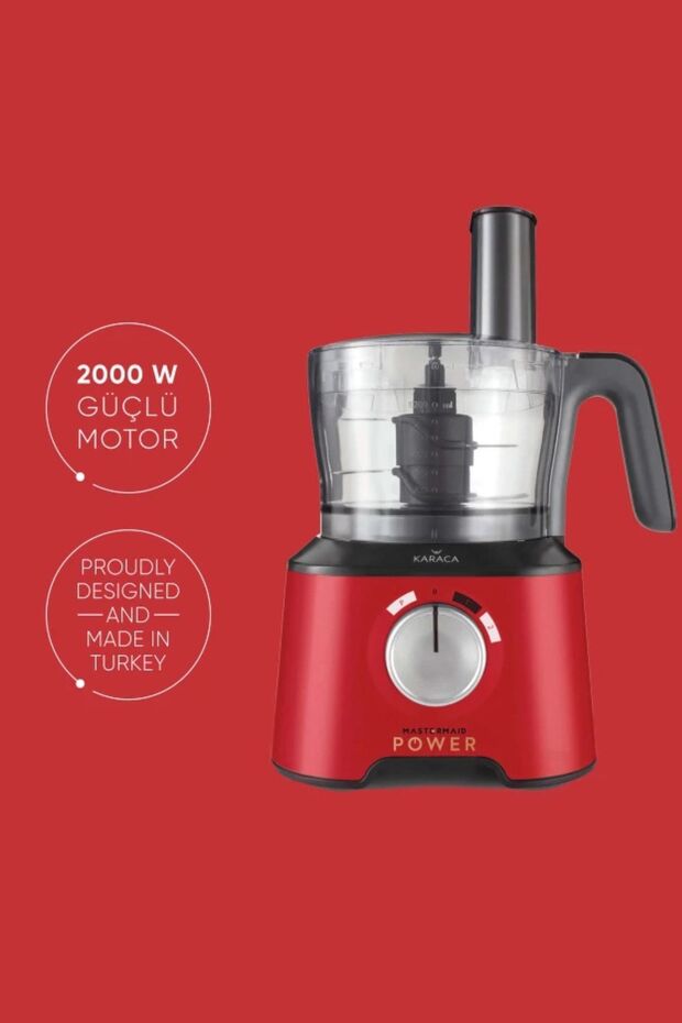 Mastermaid Power Essential Red Mutfak Robotu - 2