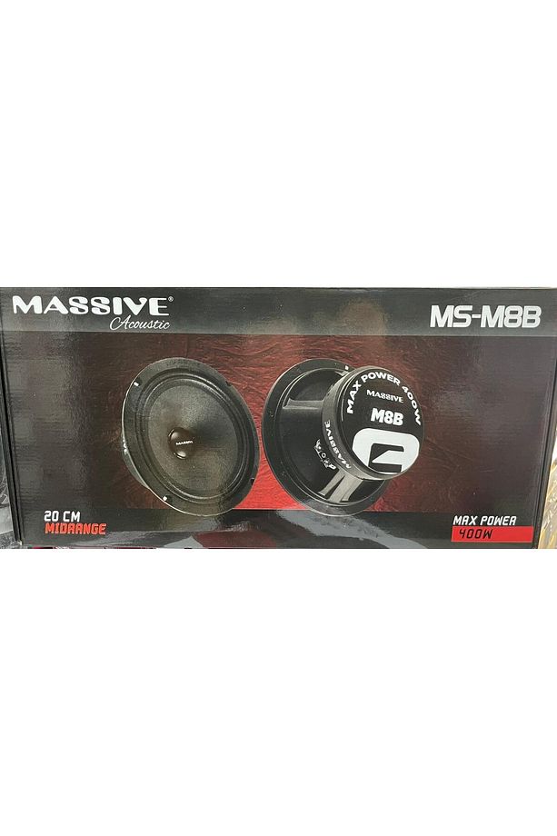 MS-M8B 20 CM MİDRANGE 400 WATT MAXİMUM POWER 150 WAT RMS POWER ÇİFT FİYATIDIR - 1