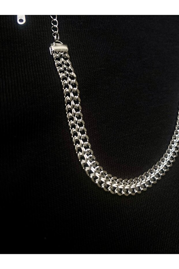 Çelik Silver Buğday Bileklik - Unisex - 3