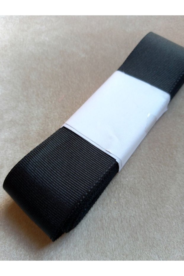 Black Grosgrain Ribbon. 4 cm 10 Meters One Ball. Krogren Ribbons Ribbons
