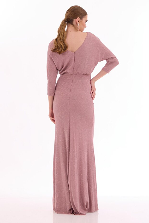 Rochie de seară lungă cu sclipici pulbere - 5