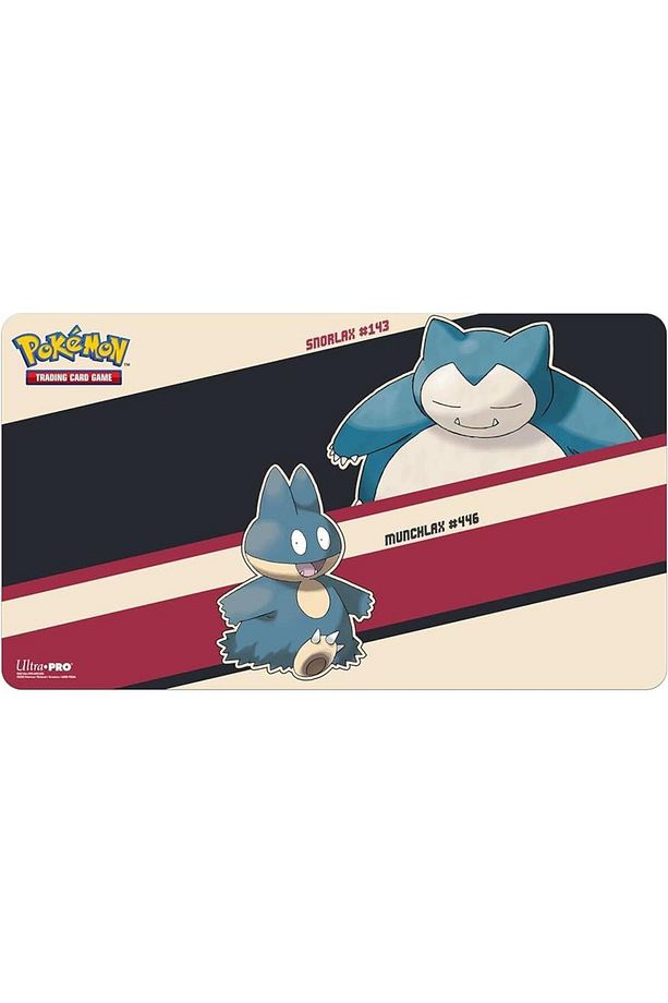Pokemon Snorlax and Munchlax Standard Gaming Playmat Mousepad - 1