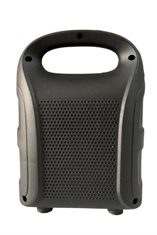 Tutmalı Mini Hoparlör Işıklı Taşınabilir Bluetooth Wireless Radyolu Sd Kart ve USB Girişli Hoparlör - 6