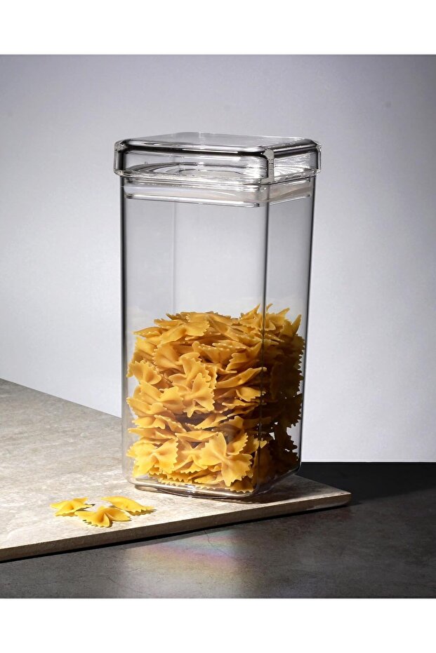 ACRYLIC SQUARE CANISTER XL CLEAR