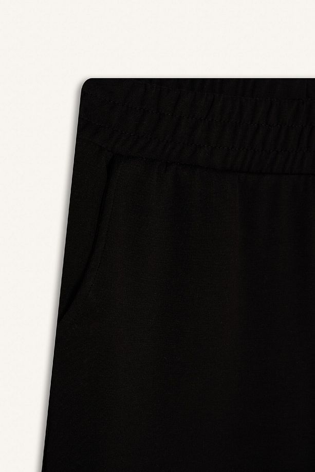 Fit Jogger Eşofman Altı Oversize Geniş Kalıp Cepli Standart Boy Skuba Dalgıç Kumaş - 2