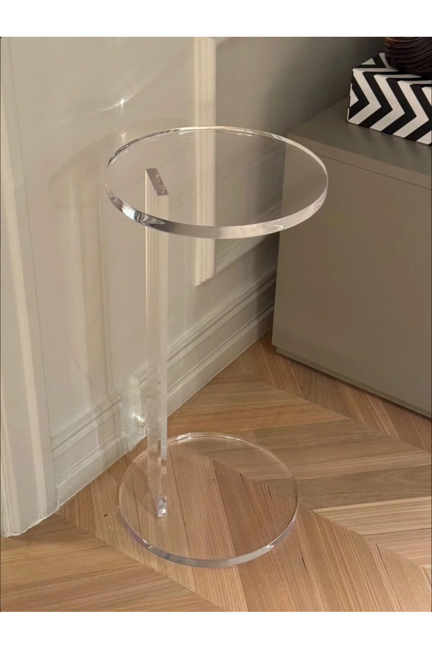 PLEKSİ ŞEFFAF SEHPA - 1