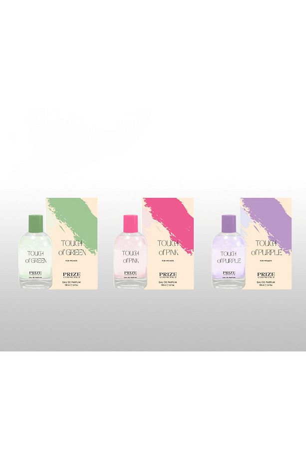 Touch of green , Touch Of Pink,Touch Of Purple Edp 3 'lü Parfüm Seti 3x100 ml - 1